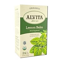 Alvita Tea Organic Herbal Balm, Lemon, 24 Count