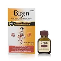 Bigen Permanent Powder Hair Color 47 Medium Chestnut, 0.21 Ounce (1)