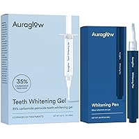 Auraglow 35% Teeth Whitening Gel & Teeth Whitening Pen