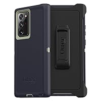 OtterBox DEFENDER SERIES SCREENLESS Case Case for Galaxy Note20 Ultra 5G - VARSITY BLUES (DESERT SAGE/DRESS BLUES)