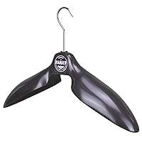 Scuba Drysuit Hanger 'Shoulder Saver' by BAKER HANGER - USA Made - 6 Inch Hook (Black)