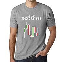 Men's Graphic T-Shirt is It Monday Yet Stock Market Traders Eco-Friendly Limited Edition Short Sleeve Tee-Shirt