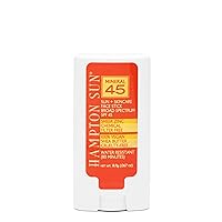 Hampton Sun SPF 45 Mineral Sunscreen Face Stick | Antioxidant-Rich Organic Shea Butter, Sunflower + Vitamin E for Hydrated, Bright Skin | Sheer Broad Spectrum Non-Nano Zinc Oxide | All Skin Types