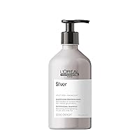 L'Oreal Professionnel Color Depositing Purple Shampoo| Neutralizes Unwanted Yellow Tones | For Natural, Color Treated, Bleached, White,Silver, & Blonde Hair | 16.9 Fl. Oz.