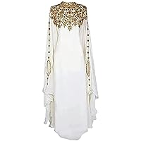 Abaya Kaftans for Women White Gown Maxi Sale New Dubai Kaftan Beautiful Moroccan Kaftan Farasha Dress Long Muslim Dress
