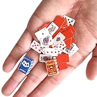 10 Decks of Playing Cards, Poker Wide Size-Mini Print Coated Cards – Card Games, Poker, Texas Hold 'em, Blackjack