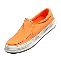Men's Slip on Sneakers,Men's Loafers,Casual Canvas Sneakers,Casual Shoes for Men Comfortable and Breathable Shoes