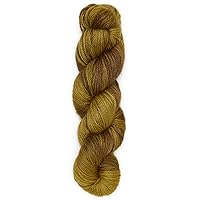 100% Baby Alpaca Yarn Wool 100g Hank DK Weight Hand Dyed Made in Peru - Heavenly Soft and Perfect for Knitting and Crocheting (Matcha Mix, DK Hand Dyed - 100g Hank)