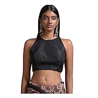 Women's Custom Readymade Blouse For Sarees Indian Designer Customized Bollywood Padded Stitched Crop Top Choli