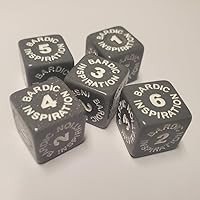 Bardic Inspiration Dice Compatible with Dungeons and Dragons (5 Pack)
