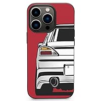 IPhone13 White Cool Modified Car Phone Case Case for iPhone 13 Series, Shockproof Protective Phone Case Slim Thin Fit Cover Compatible with iPhone, IPhone13 Pro