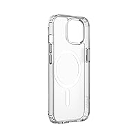 Belkin SheerForce MagSafe Compatible Phone Case for iPhone 15 Pro with Treated Coating, Cover with Built-In Magnets, Clear iPhone 15 Pro Case with Raised Edge Bumper for Screen & Camera Protection