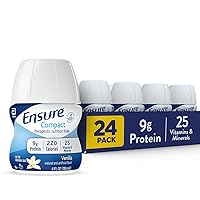 Ensure Compact Nutrition Shake, 9g of Protein, Vanilla, 4 Fl Oz (Pack of 24)