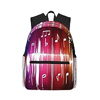 Musics Print Backpackfor Adults Stylish Travel,Work,Casual Daypack,Beach Sports Backpack