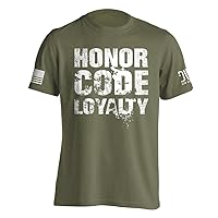 Dion Wear Patriotic Shirt for Men Honor Code Loyalty Unisex T-Shirt