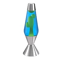 5224 Lava Lamp, 52-ounce, Yellow/Blue/Silver