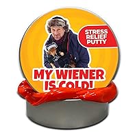 My Wiener is Cold Stress Relief Putty - Funny Gag Gift for Guys - Weird Fun Gift for Men, Fun Stocking Stuffers, Adult Gift Baskets, Winter Accessories
