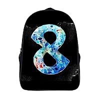Infinity Symbol 16 Inch Backpack Business Laptop Backpack Double Shoulder Backpack Carry on Backpack for Hiking Travel Work