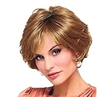 Raquel Welch Captivating Canvas Chin Length Layered Wig by Hairuwear, Average Size Cap, RL14/25SS Honey Ginger
