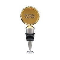 Thirstystone Save Water Wine Stopper, Gold