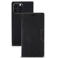 LOFIRY- Wallet Case for iPhone 15 Pro Max/15 Plus/15 Pro/15, Card Case Magnetic Flip Folio Book Leather Shockproof Cover,15ProMax (15ProMax,Black)