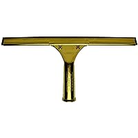 Ettore 10012 Solid Brass Squeegee, 12-Inch , Gold