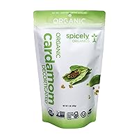 Spicely Organic Cardamom Decorticated 1 Lb Bag Certified Gluten Free