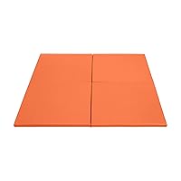 ECR4Kids, SoftZone Play Patch Activity Mat, 4-Pack - Orange
