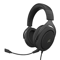 Corsair HS50 Pro - Stereo Gaming Headset - Discord Certified Headphones - Works with PC, Mac, Xbox Series X, Xbox Series S, Xbox One, PS5, PS4, Nintendo Switch, iOS and Android – Carbon (Renewed)