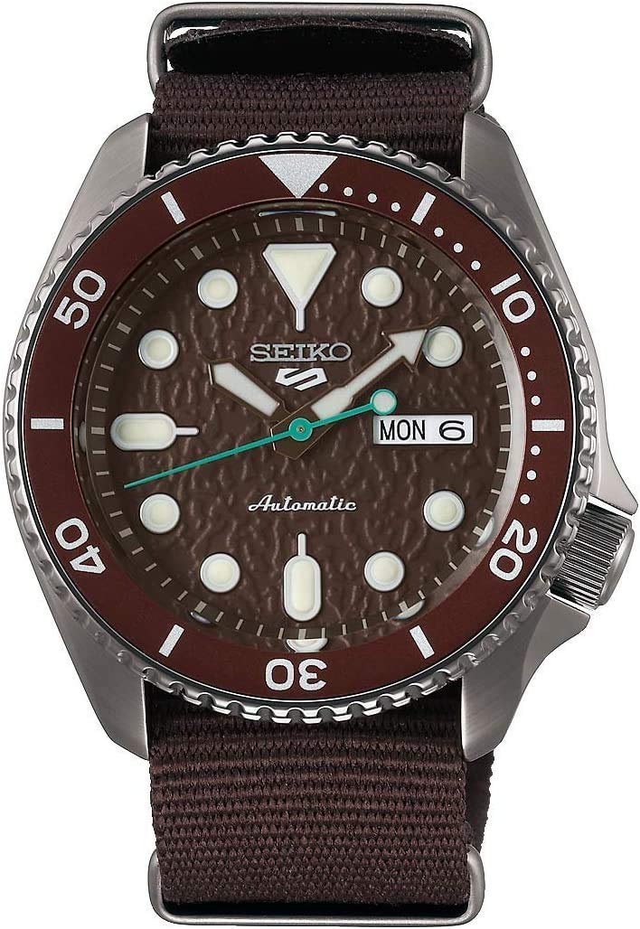 SEIKO SRPD85 5 Sports Men's Watch Brown 42.5mm Stainless Steel
