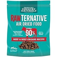 Grandma Mae's Country Naturals RawTernative Air Dried Dog Food 3 LB Beef and Beef Organs Recipe