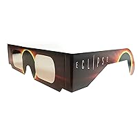 Eclipse Glasses - 10 pair - AAS Approved - ISO Certified Safe for all solar eclipses - (Burning Sun)