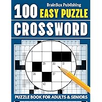 100 Easy Puzzle Crossword Puzzle Book For Adults & Seniors: Large Print Crossword Puzzles With Solutions For Boosting Mental Agility, Relaxing, and Finding Clarity 100 Easy Puzzle Crossword Puzzle Book For Adults & Seniors: Large Print Crossword Puzzles With Solutions For Boosting Mental Agility, Relaxing, and Finding Clarity Paperback Spiral-bound