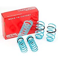 Godspeed LS-TS-FD-0005 Traction-S Performance Lowering Springs, Reduce Body Roll, Improved Handling, Set of 4, compatible with Ford Focus ST 2014-2019