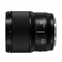 LUMIX S Series Camera Lens, 50mm F1.8 L-Mount Interchangeable Lens for Mirrorless Full Frame Digital Cameras, S-S50 Black