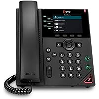 VVX 350 Business Six-line, Mid-Range IP Desk Phone with Color Display