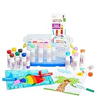 Early Drawing Kit, Perfectly Sized Dabber Dot Markers, Easy to Grasp Markers & Tempera Paint Sticks, Great for Young Kids Exploring Art