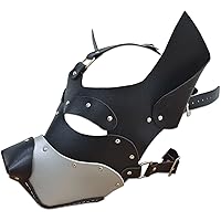 Handmade full face dog mask cosplay steampunk Halloween costume props