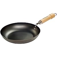 River Light Iron Frying Pan, Extreme Japan, 11.0 inches (28 cm), Induction Compatible, Made in Japan, Wok