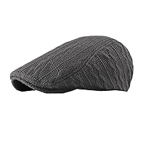 Hunting Hat, Men's, Casquet, Stylish Beret Cap, Plain, Gentleman's Hat, Golf, Outdoors, Everyday Driving, Small Face, Fashion Painter, Herringbone Hat, Large Size, Spring, Summer, Autumn, Winter, Braided Casual, Outdoor, Women's, Cold Protection