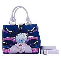 Loungefly The Little Mermaid Ursula Plotting Glow Crossbody Bag, Multicolored