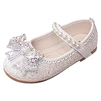 Toddler Girls Shoes Kids Dress Shoes Girls Mary Jane Shoes for Girl Ballet Flat School Princess Shoes Baby Girl Dress Shoes