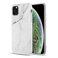 Protective Soft TPU White Marble Skin Case for Apple iPhone 12 Pro, 12 6.1