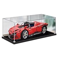 Acrylic Display Case Box Compatible Lego 42143 Super Racing, Protection, Dustproof Display Case Gift Model, Transparen,Compatible with Lego (Only Display Case ) (3mm)
