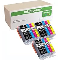 Inkjetcorner Compatible Ink Cartridges Replacement for PGI-280XXL CLI-281XXL PGI 280 XXL CLI 281 for use with TR8620A TR8622A TR8620 TR8622 TS6320 TS9520 TS702A TR8520 TS6220 TR7520 (15-Pack)