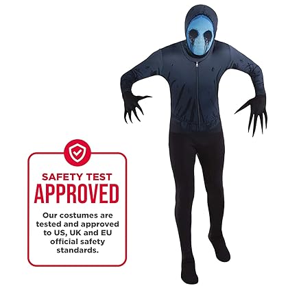 Morphsuits Eyeless Jack Costumes For Kids, Eyeless Jack Costume, CreepyPasta Costumes for Kids, Kids Black