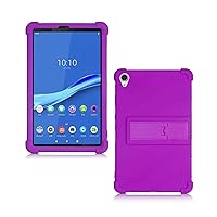 Case for Lenovo Tab M8 - Stand Soft Silicone Pouch Shockproof Rubber Shell Protective Cover for Lenovo Tab M8 (3rd Gen TB-8506) / (FHD TB-8705) / (HD TB-8505) Tablet 8 inch