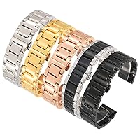 Stainless Steel Bracelet Solid Metal watchband General Watch Strap 18 20 21 22 23 24mm wristwatches Band Hook Common Belts hot