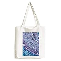 Science Blue Cell Pattern Tote Canvas Bag Shopping Satchel Casual Handbag