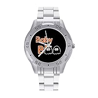 Baby Boo Stainless Steel Band Business Watch Dress Wrist Unique Luxury Work Casual Waterproof Watches